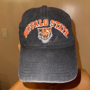 Steve & Barry's Men's Black 100% Cotton Buffalo State Tiger King Fitted Hat Cap